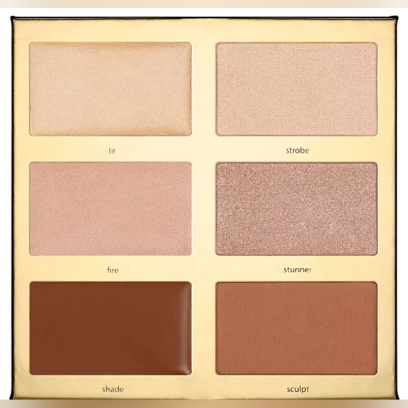 Tarte Tarteist Pro Glow Highlight & Contour Palette Makeup 6 Shimmer Matte NEW - Picture 2 of 11